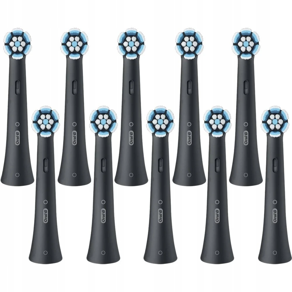 Oral-B antgaliai šepetėliams iO Delikatnus valymas juoda 10 vnt. FFU