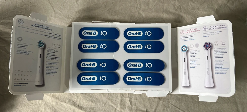 Dantų šepetėlių antgaliai Oral-B iO Ultimate Cleaning baltas 8 vnt