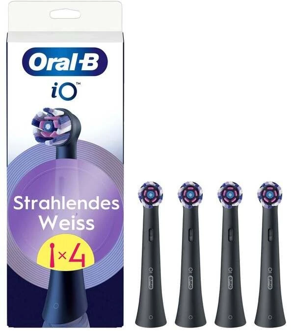 Dantų šepetėlis Oral-B iO antgalis 4 vnt. Juoda