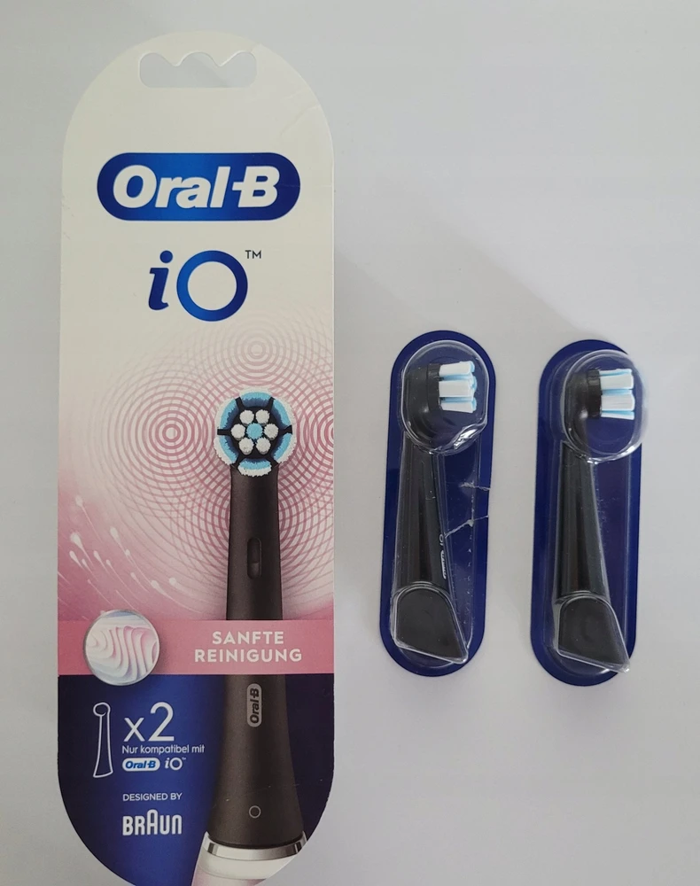Braun Oral-B 13936240 dantų šepetėlio galvutė 2 vnt Juoda