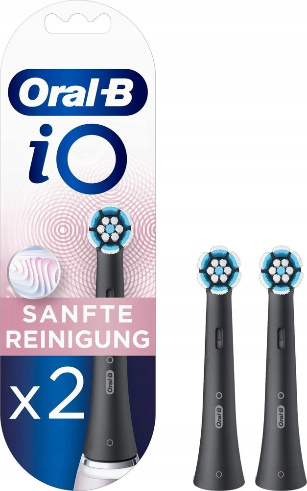 Braun Oral-B 13936240 dantų šepetėlio galvutė 2 vnt Juoda