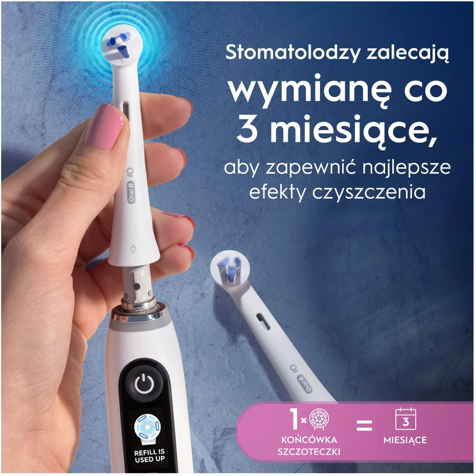 Dantų šepetėlio galvutė Oral-B iO Specialized, balta, 2 vnt.