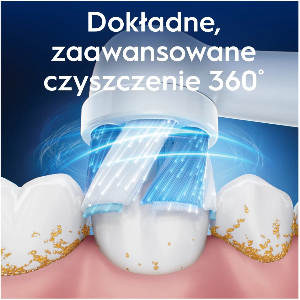 BRAUN iO RB CWF-4 Ultimate Clean Baltas 4ct antgaliai dantų šepetėliui