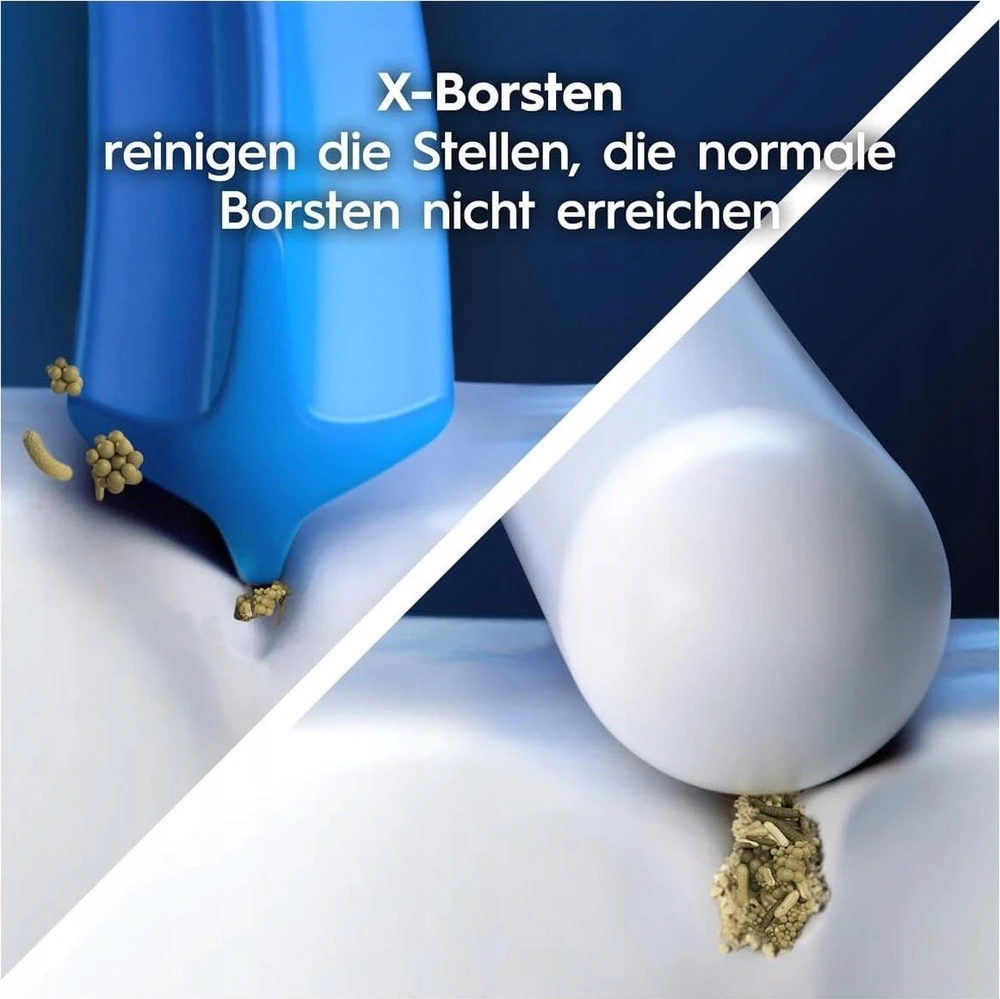 Braun „Oral-B CrossAction“, 8 vnt., Balta, 3 mėn., „Oral-B“, Dėžutė