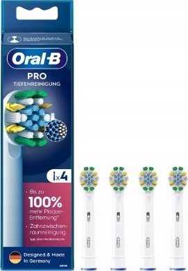 Dantų šepetėlis Końcówka Oral-B Oral-B Aufsteckbürsten Pro Tiefenreinigung 4er