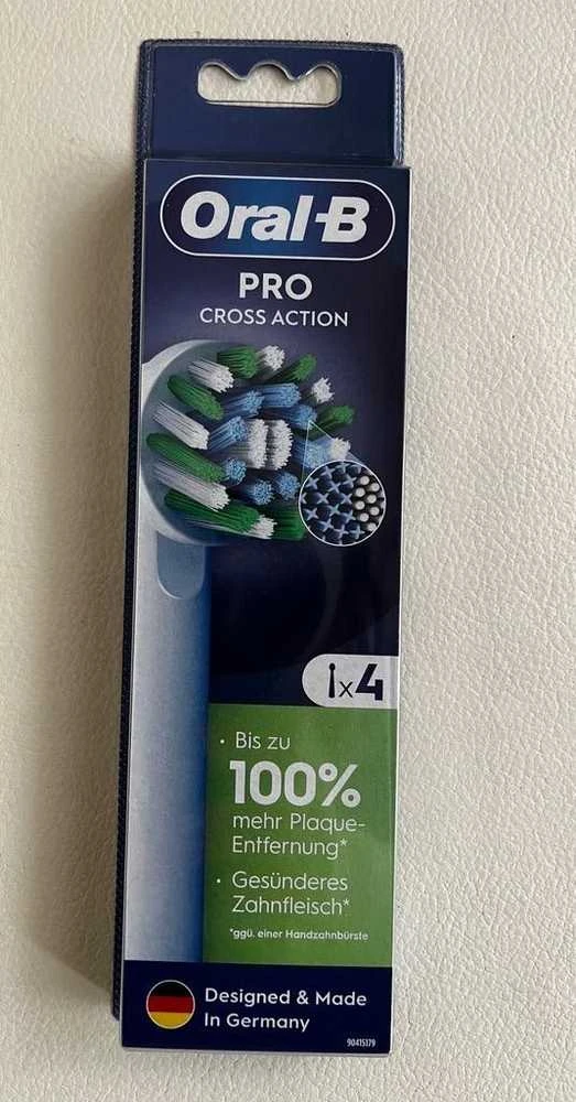 Oral-B CrossAction šepetėlių galvutės, 4 vnt
