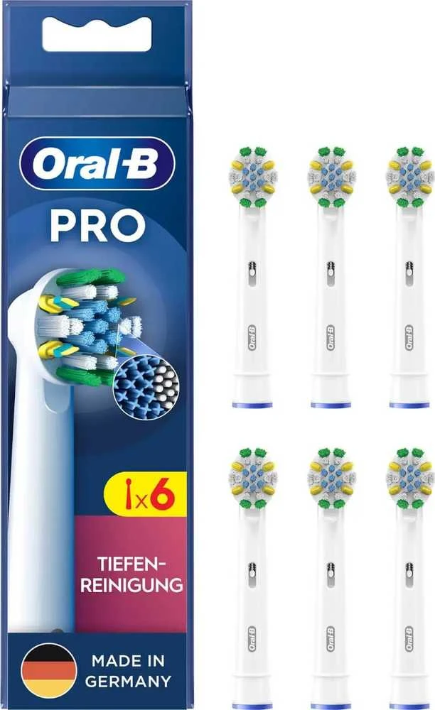 Dantų šepetėlių antgaliai Oral-B Pro Intensive 6 vnt