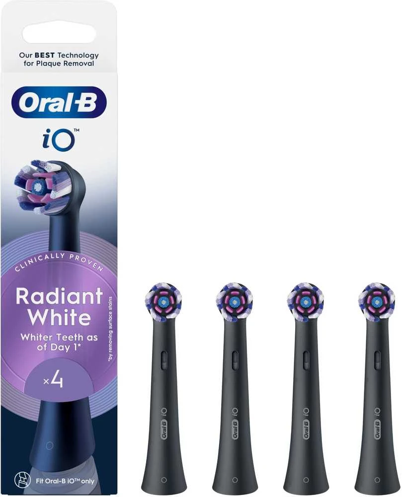 Dantų šepetėlio galvutė Oral-B iO Whitening, balta, 4 vnt.