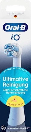 Oral-B iO dantų šepetėlių galvutės Ultimate Cleaning 4 vnt.