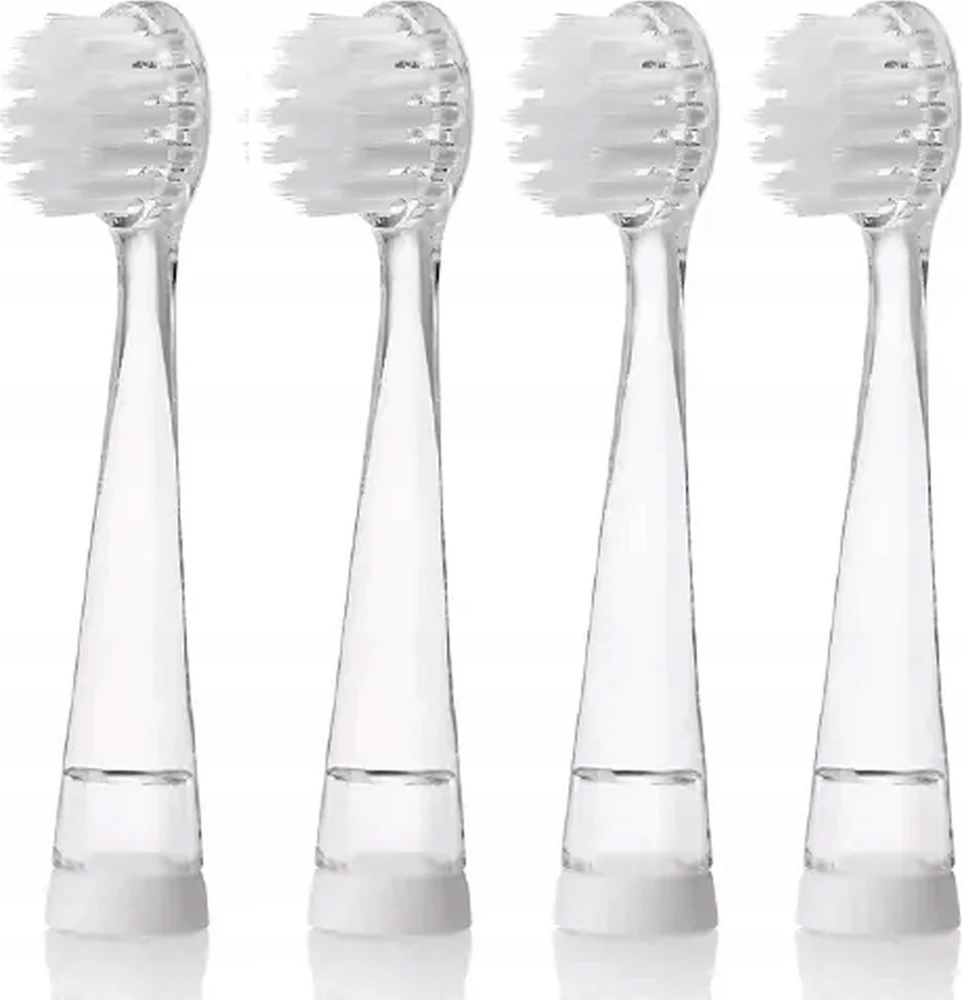 Brush-Baby ŠEPETĖLIS BABY_Kidz Sonic antgaliai Sonic dantų šepetėliui 3-6 l 4 vnt.
