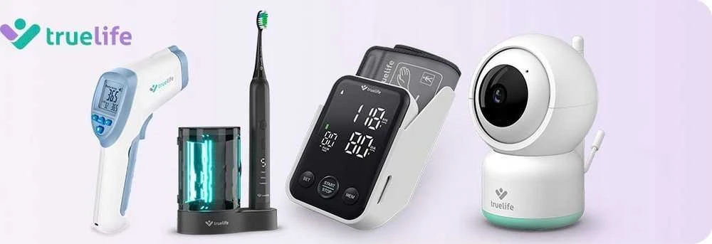 „TrueLife SonicBrush“ UV galvutės, baltos standartinės 8 pakuotės