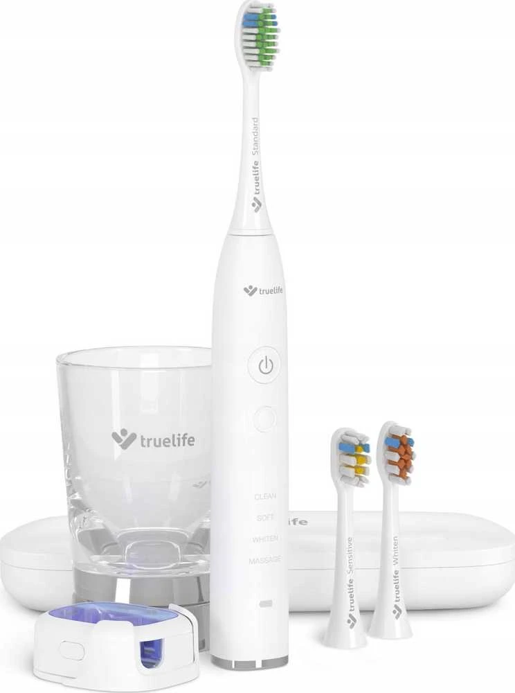 „TrueLife SonicBrush“ UV galvutės, baltos standartinės 8 pakuotės