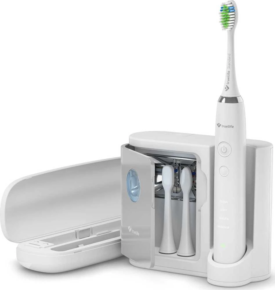 „TrueLife SonicBrush“ UV galvutės, baltos standartinės 8 pakuotės