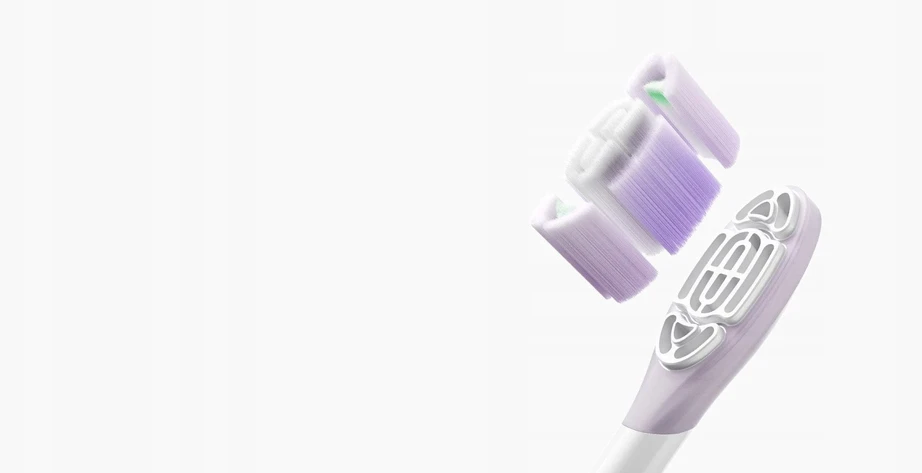 Xiaomi | Elektrinio dantų šepetėlio keičiamos galvutės su osciliaciniu efektu (minkštos), 3 vnt.