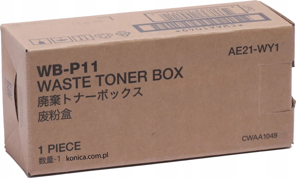 Konica Minolta originali atliekų dėžė AE21WY1, WB-P11, 6000s, Konica Minolta Bizhub C3100i / C3120i, dažų atliekų surinkimo dėžutė