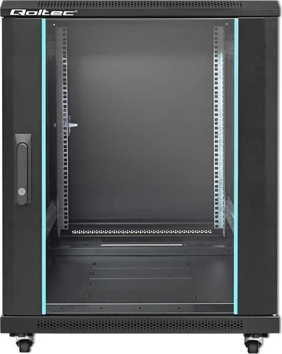 QOLTEC 54518 19 colių RACK spintelė / 15U / 600 x 600 x 855 / Plieninis korpusas