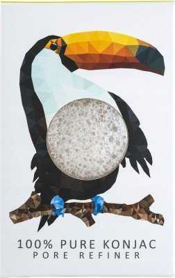 Konjac, Rainforest Toucan, makiažo kempinėlė