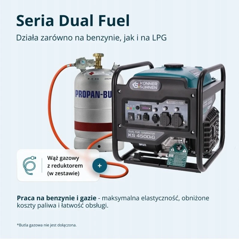 Konner & Sohnen Inverterinis generatorius KS 4500iG KONNER amp SOHNEN