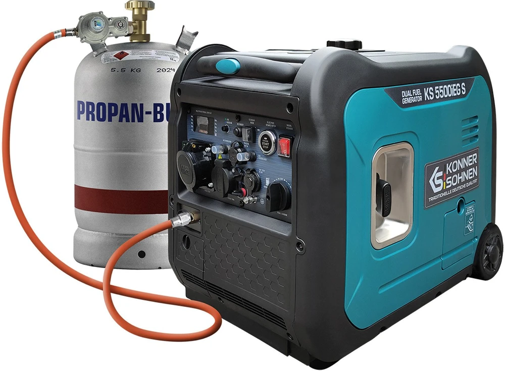 Konner & Sohnen KÖNNER &amp; SÖHNEN KS HIBRIDINIS INVERTORINIS GENERATORIUS KS 5500iEG S 5,0kW 230V