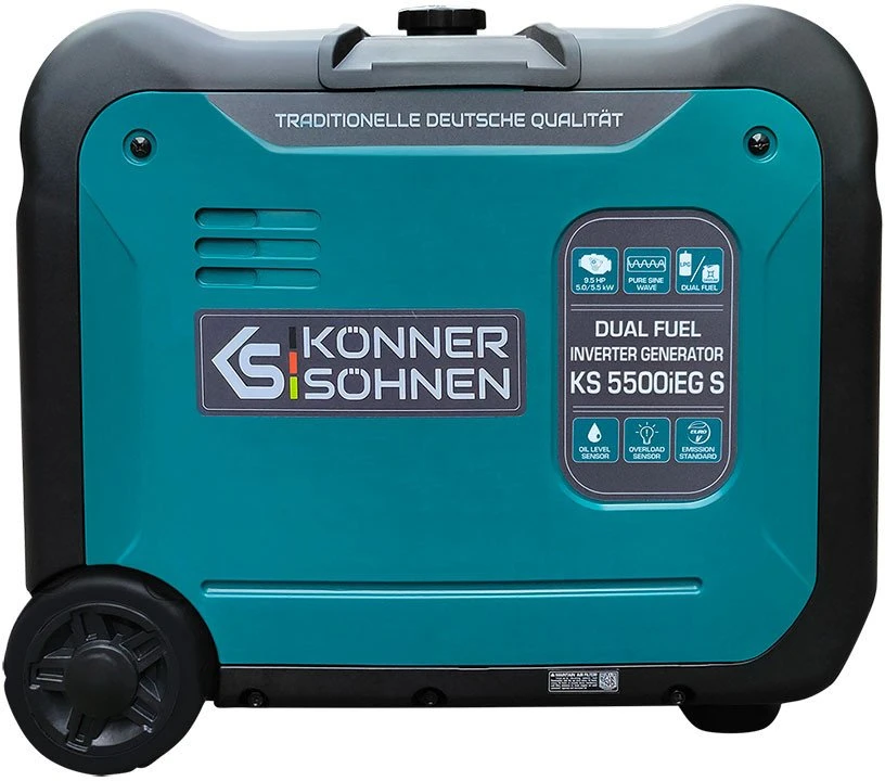 Konner & Sohnen KÖNNER &amp; SÖHNEN KS HIBRIDINIS INVERTORINIS GENERATORIUS KS 5500iEG S 5,0kW 230V