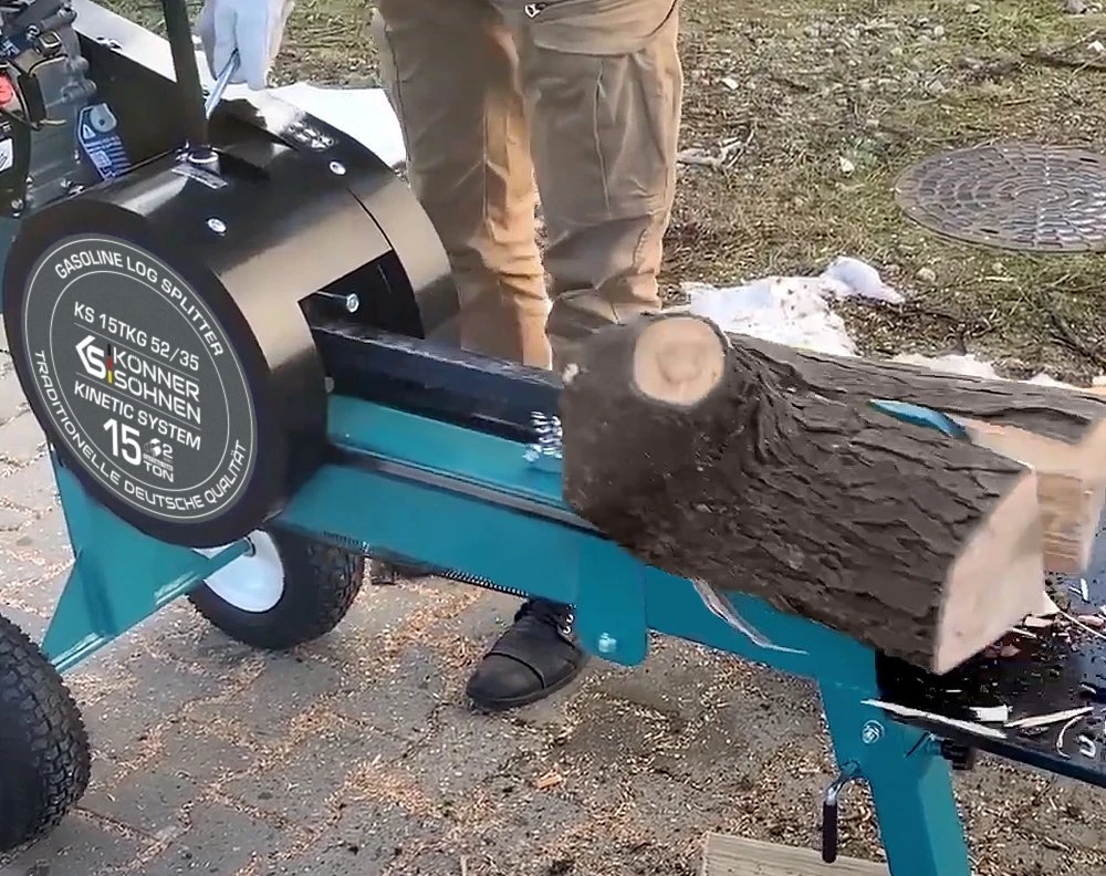 Konner & Sohnen benzininė kinetinė malkų skaldyklė KS 15TKG 52/35