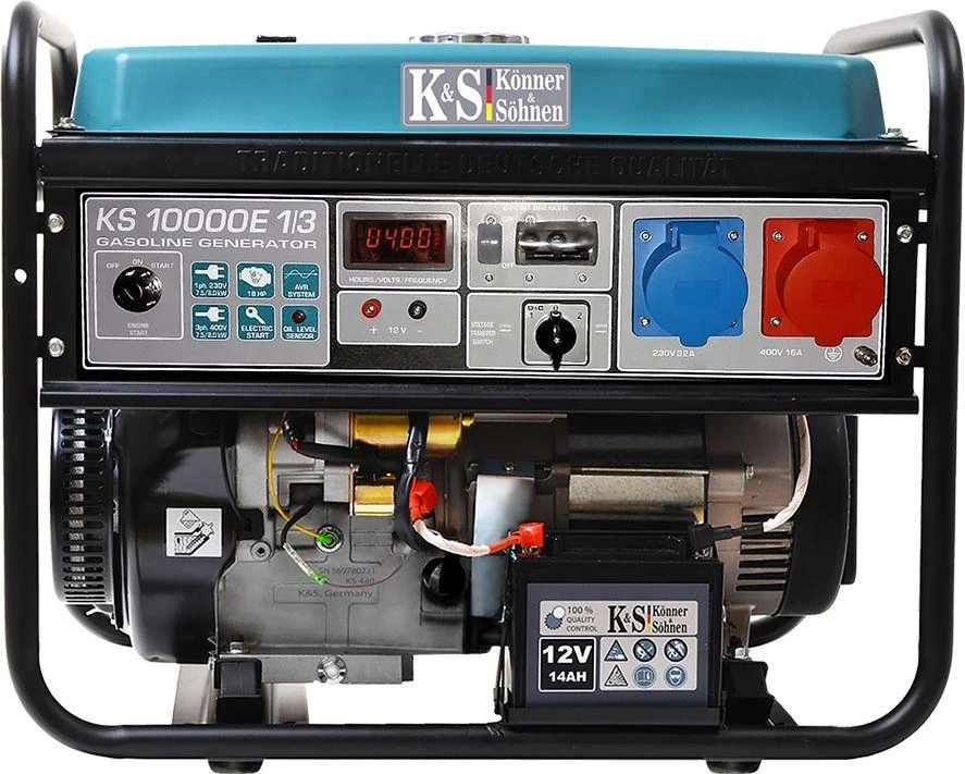 Benzininis generatorius Könner & Söhnen KS 10000E 1/3