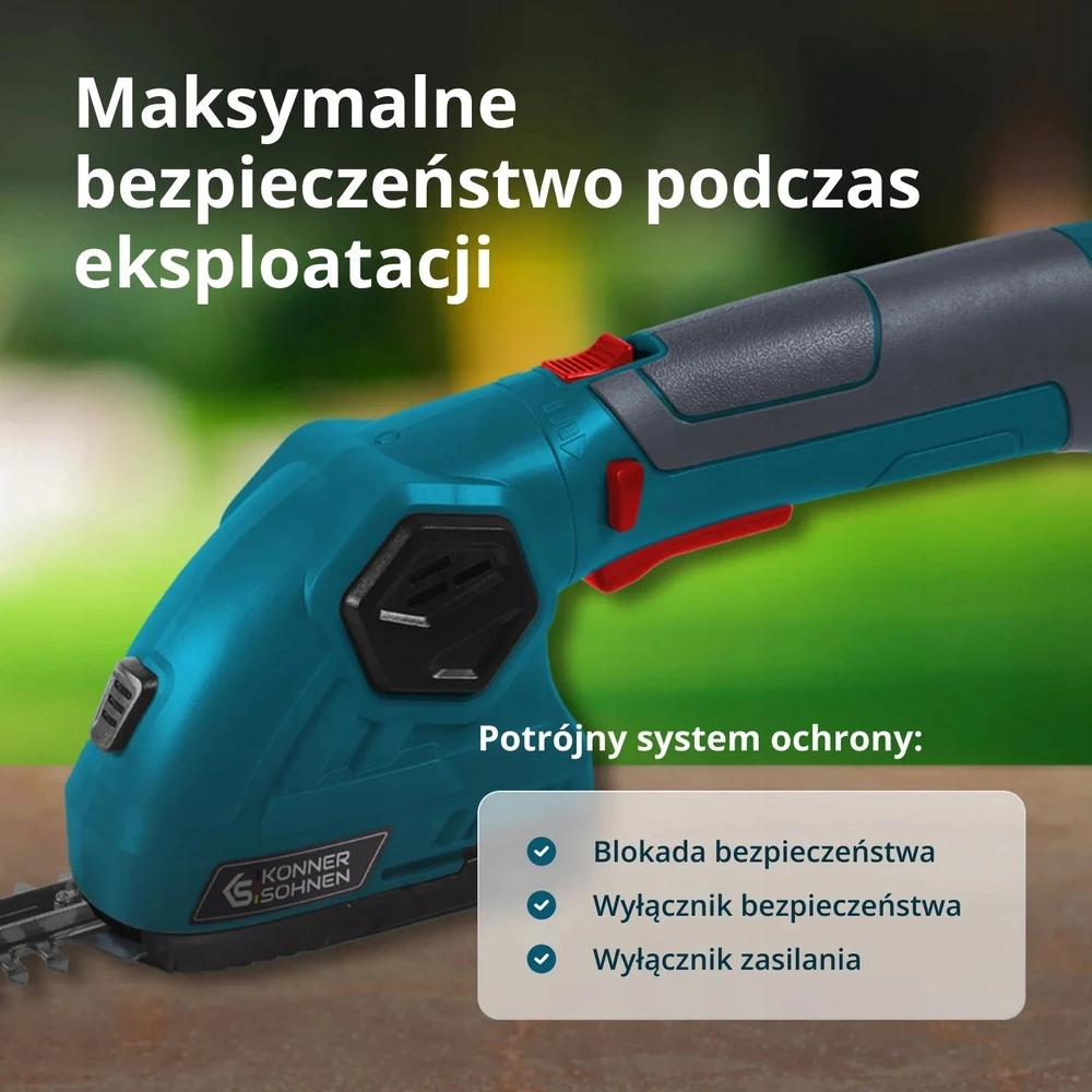 Konner & Sohnen KÖNNER &amp; SÖHNEN KS AKUMULATORINĖS ŽOLIŲ IR GYVATVORIŲ ŽIRKLĖS SHT-8V