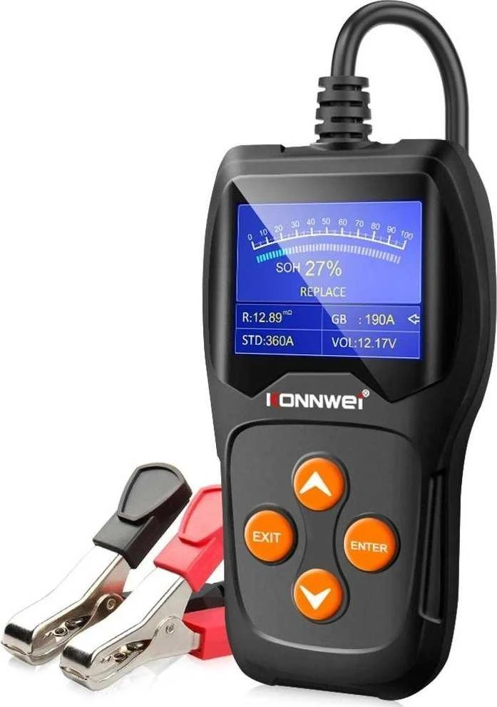 Konnwei KW600 baterijų matuoklis