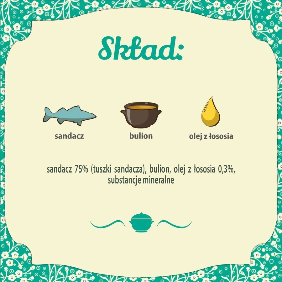FOLK Tasty Kashubian zander – šlapias kačių maistas – 85g