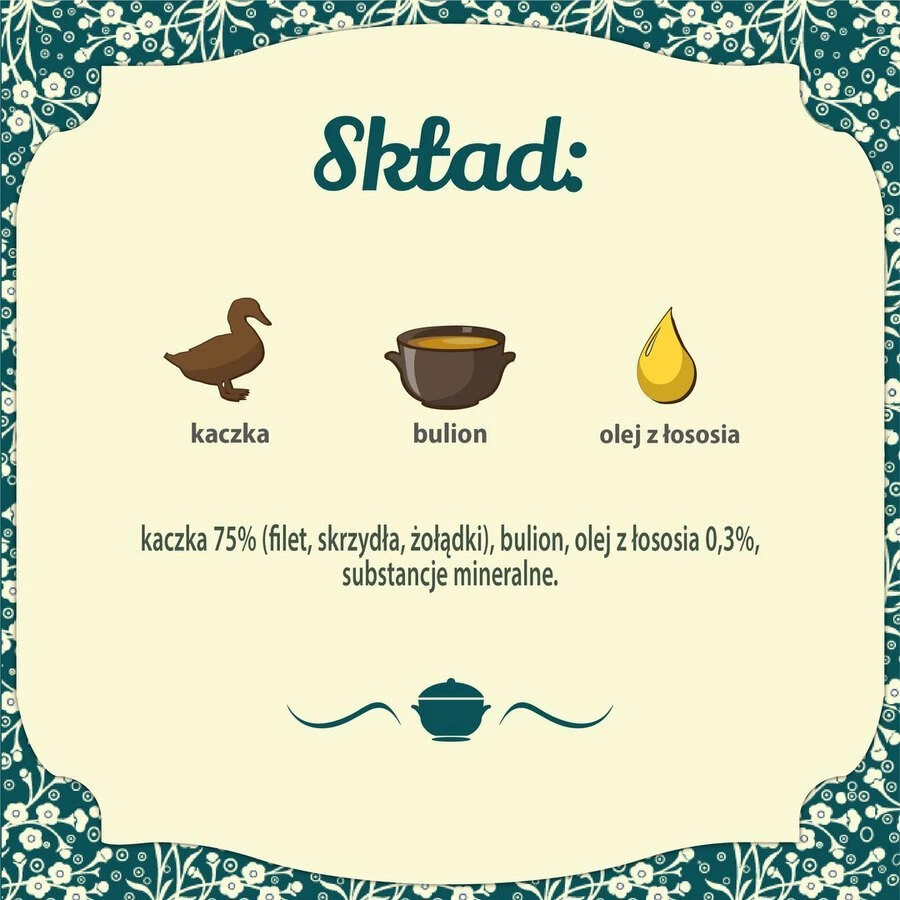 FOLK Excelent duck of Greater Poland – šlapias kačių maistas – 85g