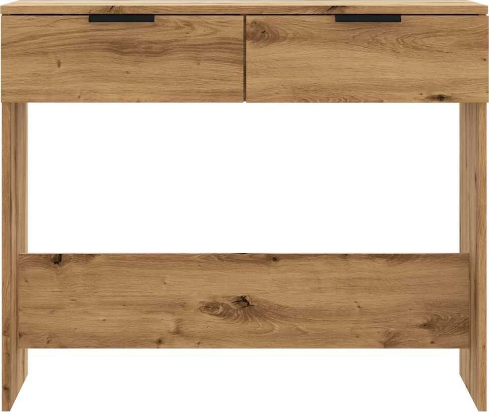 Konsolinis staliukas, artisano ąžuolo, 90x36x75cm, mediena