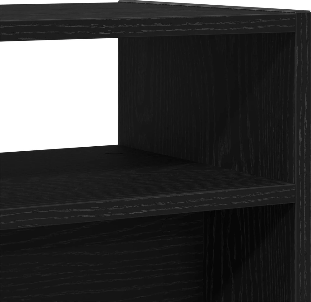 Konsolinis stalas Juodas ąžuolas 105 x 30 x 80 cm