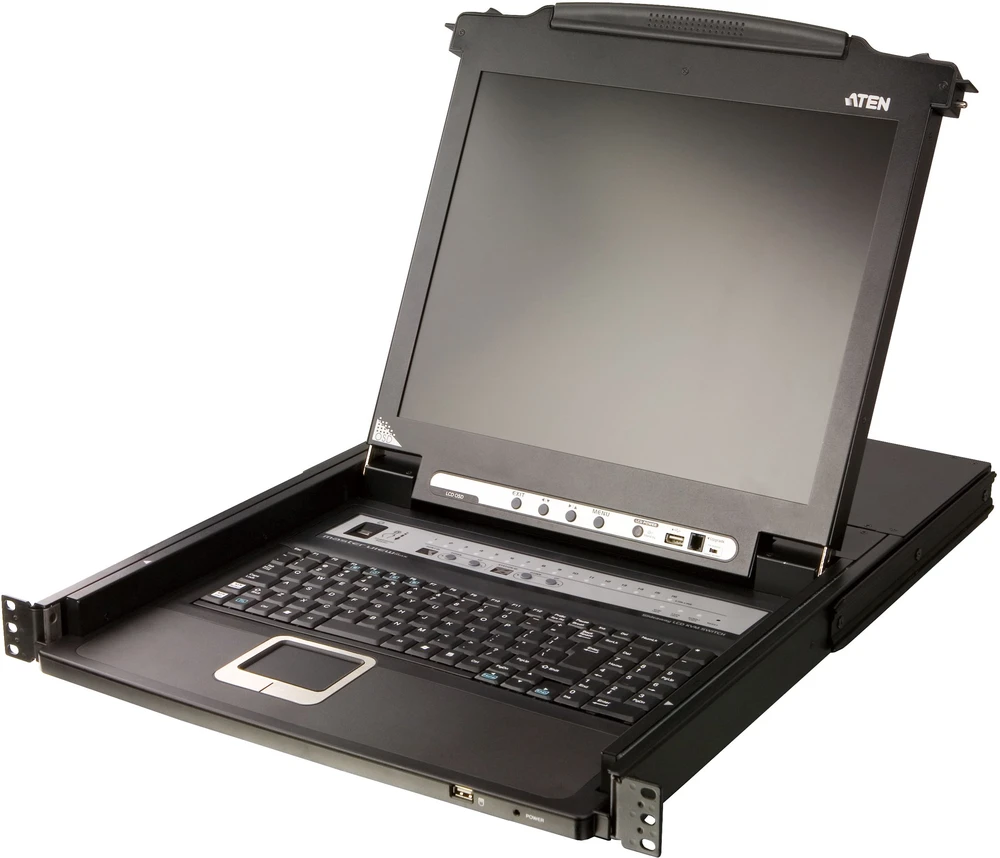 Konsolė KVM Aten 16 Port 17'' LCD KVMP Switch (CL5716M-ATA-SGG)