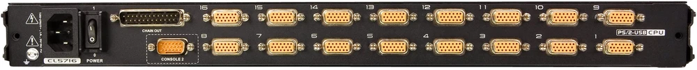 Konsolė KVM Aten 16 Port 17'' LCD KVMP Switch (CL5716M-ATA-SGG)