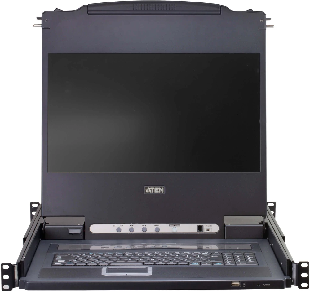 Konsolė KVM Aten 8 Port 17'' LCD KVMP Switch (CL5708M-NORDIC)