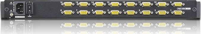 Aten | 16 prievadų PS/2-USB VGA 19" LCD KVM komutatorius | CL1316N