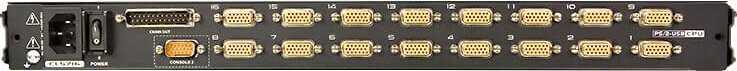 ATEN CL5716N-ATA-AG ATEN KVM 16 prievadų LCD 19 + klaviatūra + jutiklinė plokštė USB-PS/2