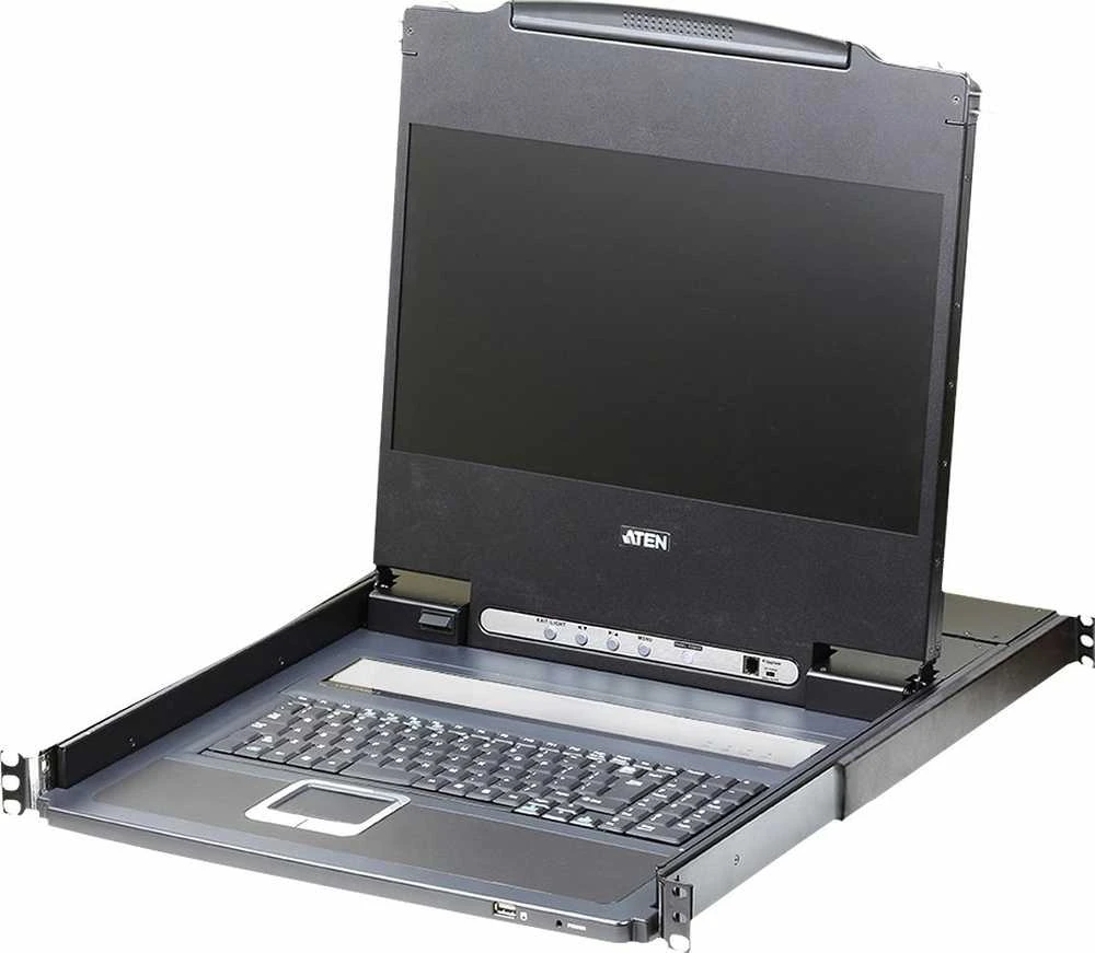 ATEN CL6700MW-ATA-AG ATEN KVM Console LCD 17,3 + klaviatūra + jutiklinė dalis 19 1U (USB / DVI / VGA / HDMI)