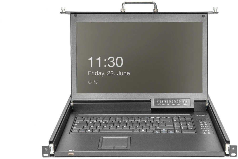 Konsolė KVM Digitus KVM 17'' TFT Konsolė GE Klaviatūra