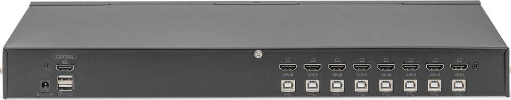 DIGITUS 19" 8 Port HDMI KVM Switch Single View | Digitus