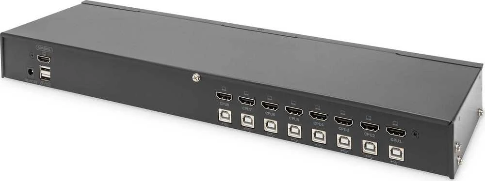 DIGITUS 19" 8 Port HDMI KVM Switch Single View | Digitus