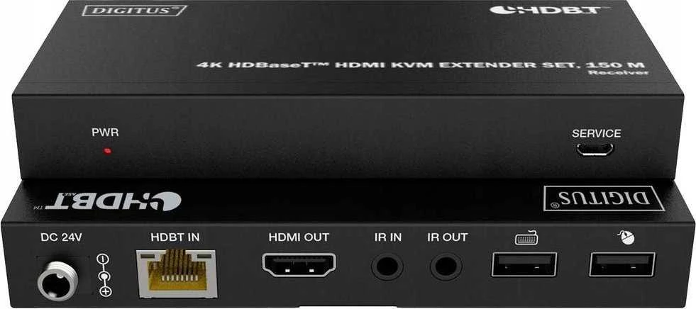 Digitus 4K HDBaseT™ HDMI KVM ilgintuvo rinkinys, 150m