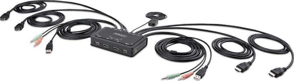 StarTech C2-DH46-UA2-CBL-KVM/2-PORT DUAL-MONITORIUS KVM SWITCH