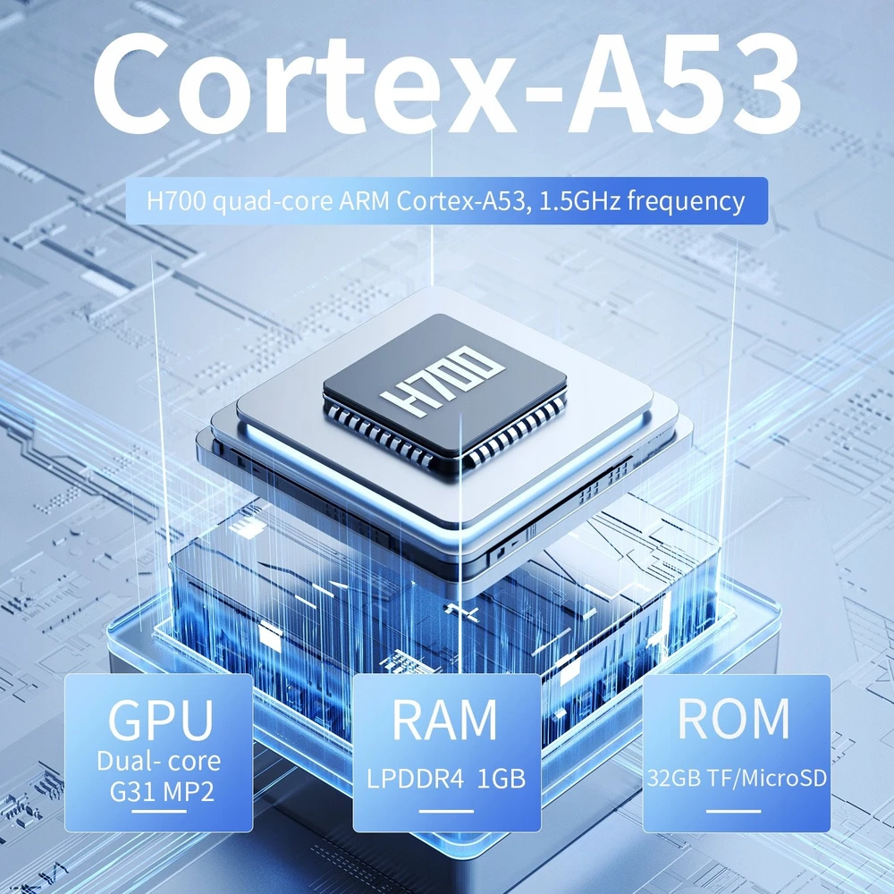 Retro gaming console ANBERNIC RG34XX Raudona