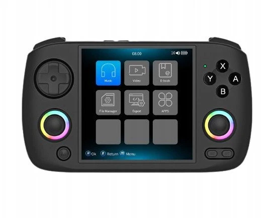 Retro gaming console ANBERNIC RG CUBEXX Pilkas