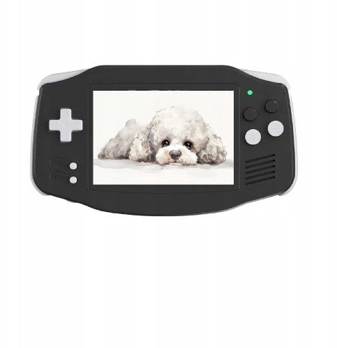 Retro gaming console ANBERNIC RG34XX Raudona