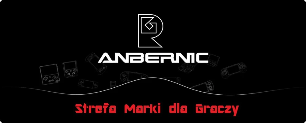 Retro gaming console ANBERNIC RG34XX Juodas