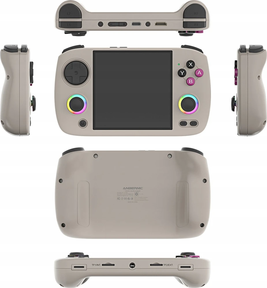 Retro gaming console ANBERNIC RG CUBEXX Juodas
