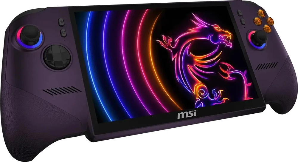 MSI Claw 8 EX AI+ CG3EM-046PLY nešiojama žaidimų konsolė 20,3 cm (8") 1 TB jutiklinis ekranas Wi-Fi Violetinė
