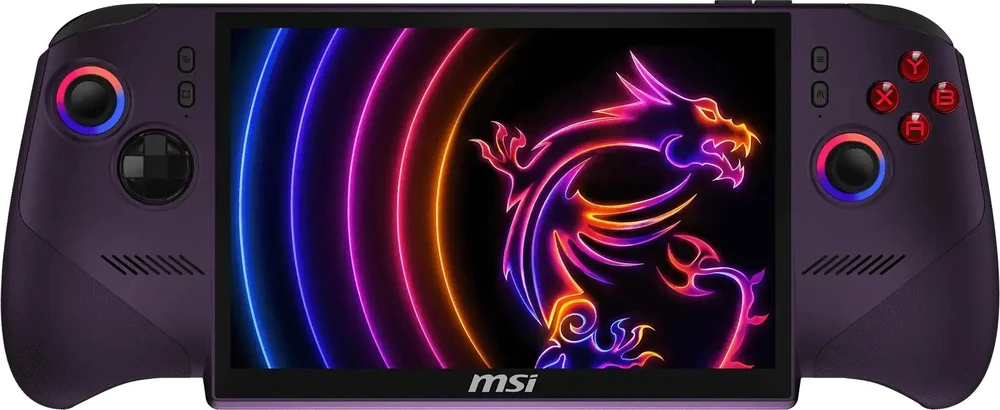 MSI Claw 8 EX AI+ CG3EM-046PLY nešiojama žaidimų konsolė 20,3 cm (8") 1 TB jutiklinis ekranas Wi-Fi Violetinė